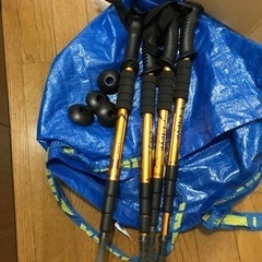 【富士登山】トレッキングポール　4本セット
