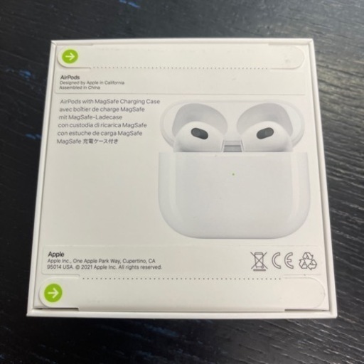 新品 2021 AirPods（第3世代）エアーポッズ MME73J/A 2022/07/28