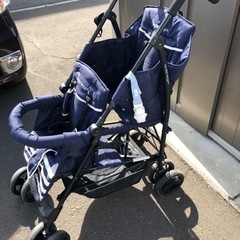 kinderwagon DUOシティ HOP ネイビー2人乗り