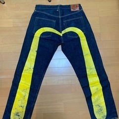 EVISU No.1 SPECIAL Lot.2001 大黒 YELLOW 36×35