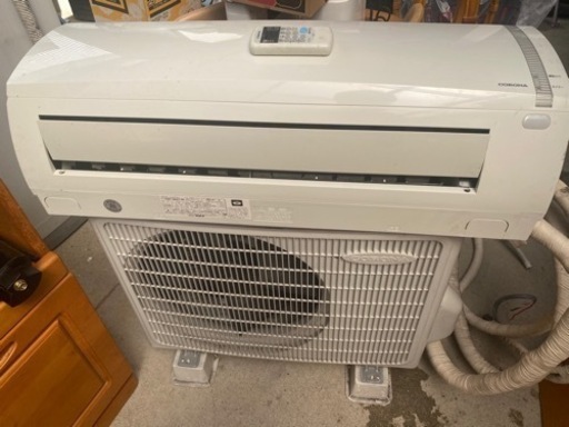 コロナ ルームエアコン CSH-N2217R 2.2kw 2017年製 動作品 リモコン付