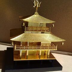 金閣寺の置物  ★８／２１まで掲載します。★  問い合わせない場...