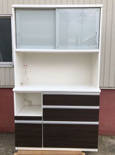 松田家具 ターキーレンジ／キッチンボード ダーク 1180 D074G023