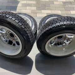 Dunlop スタッドレス　冬用タイヤ4本セット　155/70R13　2019年式　ホイール付き　Winter-maxxの画像