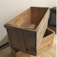 木箱　ウッドボックス　アウトドアボックス　