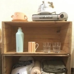 木箱　ウッドボックス　アウトドアボックス　の画像