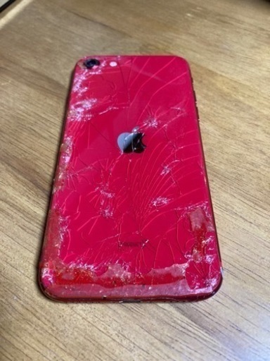 SIMフリー　ヒビ割れiPhoneSE2 64g