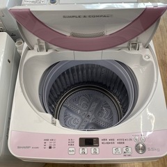SHARP（シャープ）の5.5kg全自動洗濯機が入荷いたしました！！