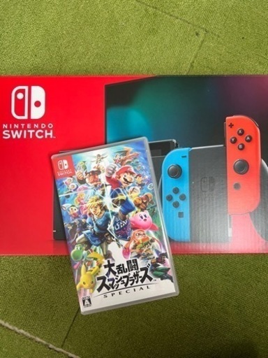 Nintendo Switchネオンブルー　大乱闘スマッシュブラザーズセット