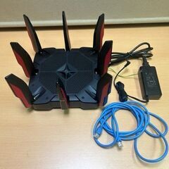 ジャンク扱現状にて TP-Link ゲーミング無線LANルーター Archer C5400X 通電のみ確認 USED品　引取歓迎！