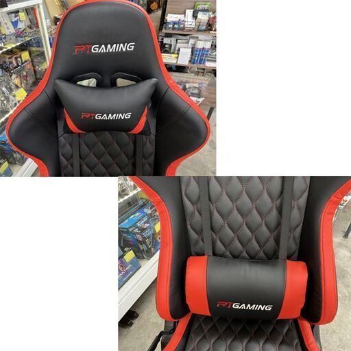 RTGAMING ゲーミングチェア 伸縮可能オットマン付 リクライニング ゲーム用チェア PCチェア オフィスチェア ☆ 札幌市白石区