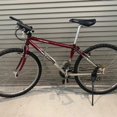 自転車　赤　