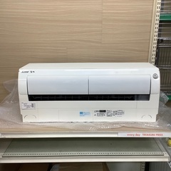 安心の6ヶ月保証付！！ MITSUBISHI　2.2kw壁掛けエアコン　MSZ-L2218-W　2018年製