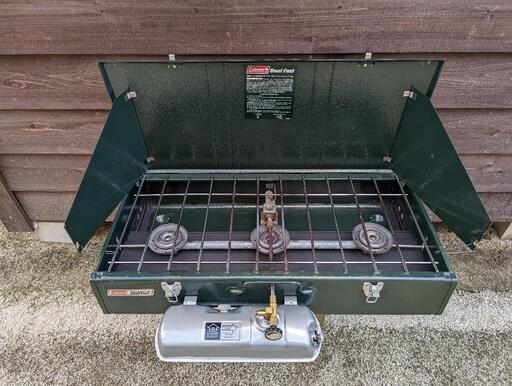 早いもの勝ち！！ コールマン スリーバーナー  おまけ付き