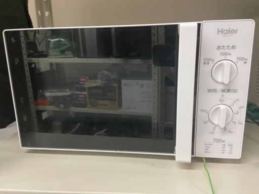 早い者勝ち16年製ハイアール電子レンジ