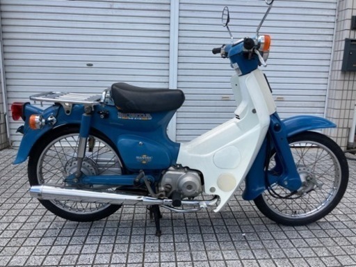 【スーパーカブ50】ピストン、エンジンバルブ交換済　エンジン絶好調❗️若林自転車　唐崎店　SALE❗️