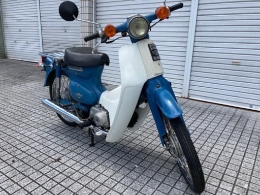 【スーパーカブ50】ピストン、エンジンバルブ交換済　エンジン絶好調❗️若林自転車　唐崎店　SALE❗️