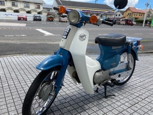 【スーパーカブ50】ピストン、エンジンバルブ交換済　エンジン絶好調❗️若林自転車　唐崎店　SALE❗️