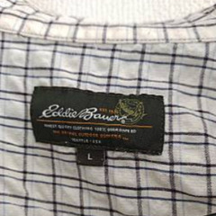 【大幅値下げしました　1200円⇒500円】Eddie Baueエディーバウアー　半そでボタンダウンシャツの画像