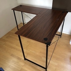 (譲先決まりました)L字型デスク