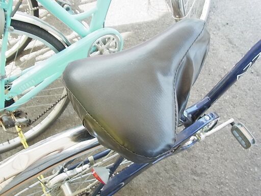 DCM　27インチ自転車　AZZURARE　カゴ付き　6段切替　LEDオートライト　ママチャリ