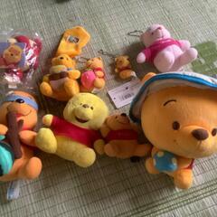 くまのぷーさんぬいぐるみキーホルダーセット