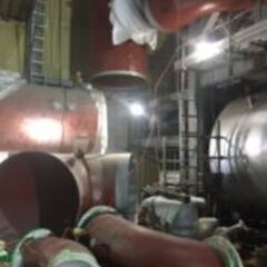 女川原子力発電所構内でのメンテナンス作業の画像