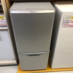 【リサイクルサービス八光　田上店　安心の3か月保証　配達・設置OK】パナソニック Panasonic NR-B149W-S [冷蔵庫 （138L・右開き） 2ドア シルバー]