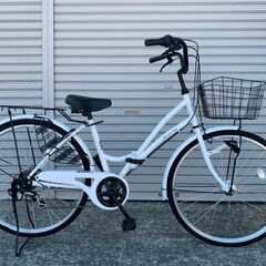 値下げ！【新車★未使用】オートライト付き　ママチャリ　26インチ...