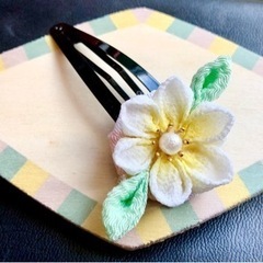 【夏休み親子工作教室】つまみ細工で髪飾りを作ろう！