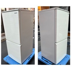 17600(税込) SHARP シャープ 冷凍冷蔵庫 SJ−D14F−W 2020 年製(7-06)