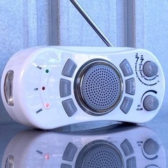 TopMan◇ダイナモラジオ付ライト◇発電器◇防災LED充電◇B10