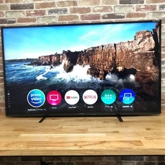 即日受渡❣️2年前購入Panasonic55型4k液晶TV YouTube.Netflix🆗75000円