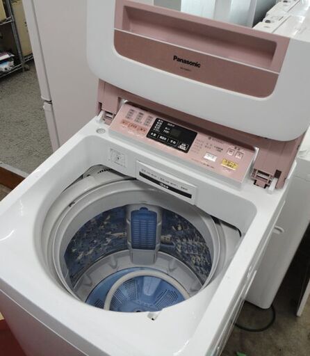 札幌白石区 8.0Kg 洗濯機 2015年製 パナソニック NA-FA80H1 インバーター 静音 静か ファミリーサイズ 毛布 まとめ洗い 本郷通店