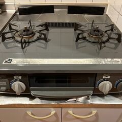 【取引中】リンナイ ガステーブル＋防熱板 都市ガス用 お譲りします