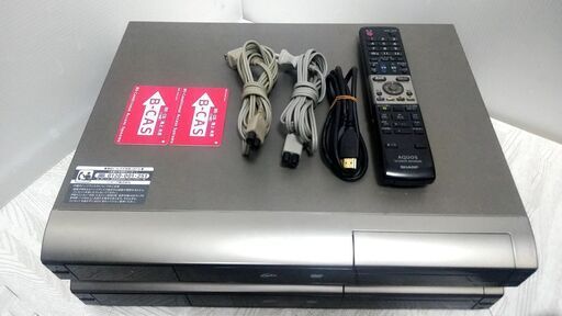 【決まりました】SHARP/シャープ HDD/DVD レコーダー リモコン HDMI ケーブル 1組 同機種 2台 まとめ DV-AC82