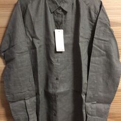 ♪新品♪　ユニクロ　プレミアムリネンシャツ（長袖）サイズL