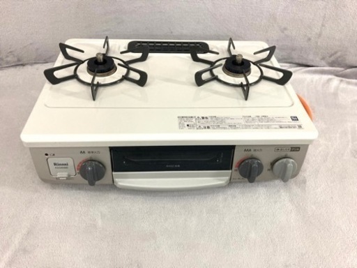 【美品】ガスコンロ　ガステーブル　LPガス　リンナイ　KG34NBER 2021年製