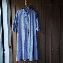 ユニクロ　ワンピース　七分袖の画像