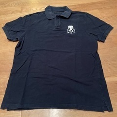 ハイドロゲン　ダメージ加工ポロ　XXL
