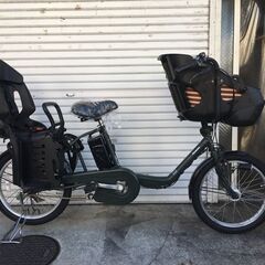 地域限定送料無料 パナソニック ギュットミニ 三人乗り 13,2AH 20