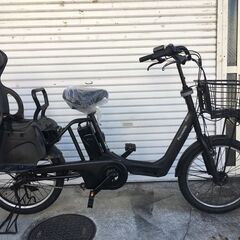 地域限定送料無料 パナソニック ギュットアニーズ 三人乗り 8,9AH 黒