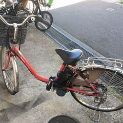 地域限定送料無料 パナソニック ビビDX 8,9AH 子供乗せ 新基準 赤