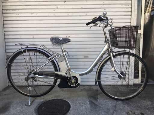 地域限定送料無料　ヤマハ　パス　新基準　子供乗せ　6AH　シルバー　アシスタ　ビビ　神戸市　電動自転車