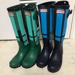 新品未使用　HUNTER レインブーツ　1つ1500円　破格‼️...