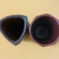 備前焼き　花瓶　生花　花器　２点セット