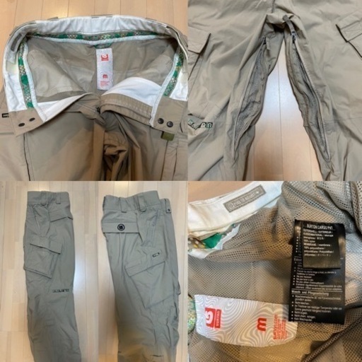 スノーボードウェア上下セット Burton / QUIKSILVER