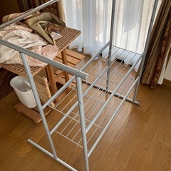 スチールラック　二段の画像