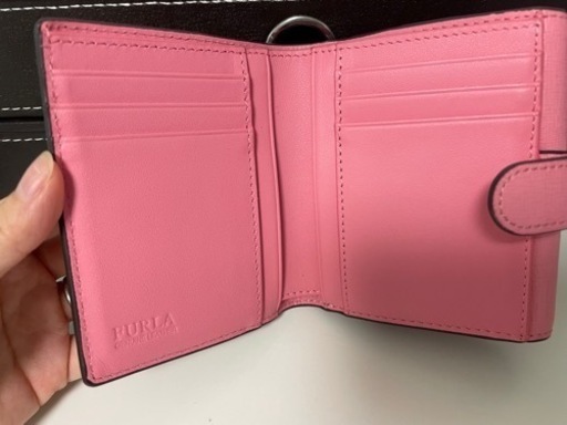 FURLA 二つ折り財布 ピンク 3日使用