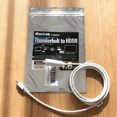 ★MacLab. Thunderbolt HDMI変換ケーブル ★